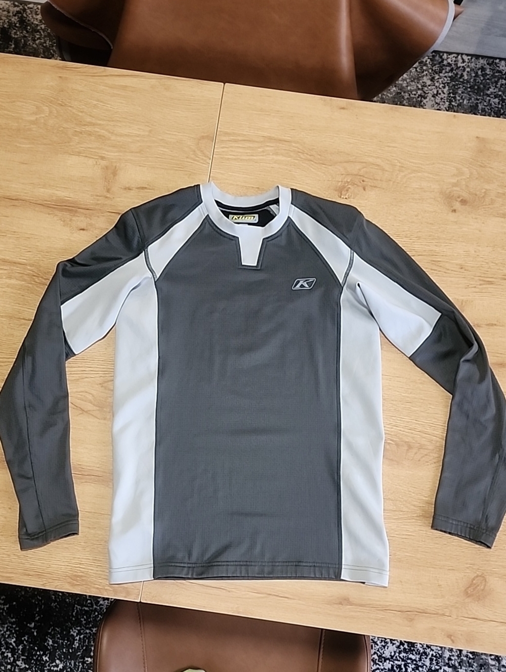 Klim Men's Long Sleeve Performance Shirt - Gray/White